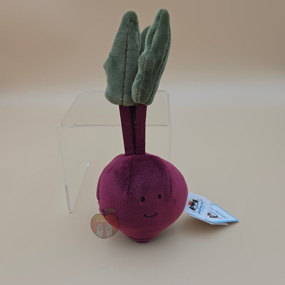 Jellycat Vivacious Vegetable Beetroot - AUTHENTIC - NEW WITH TAGS